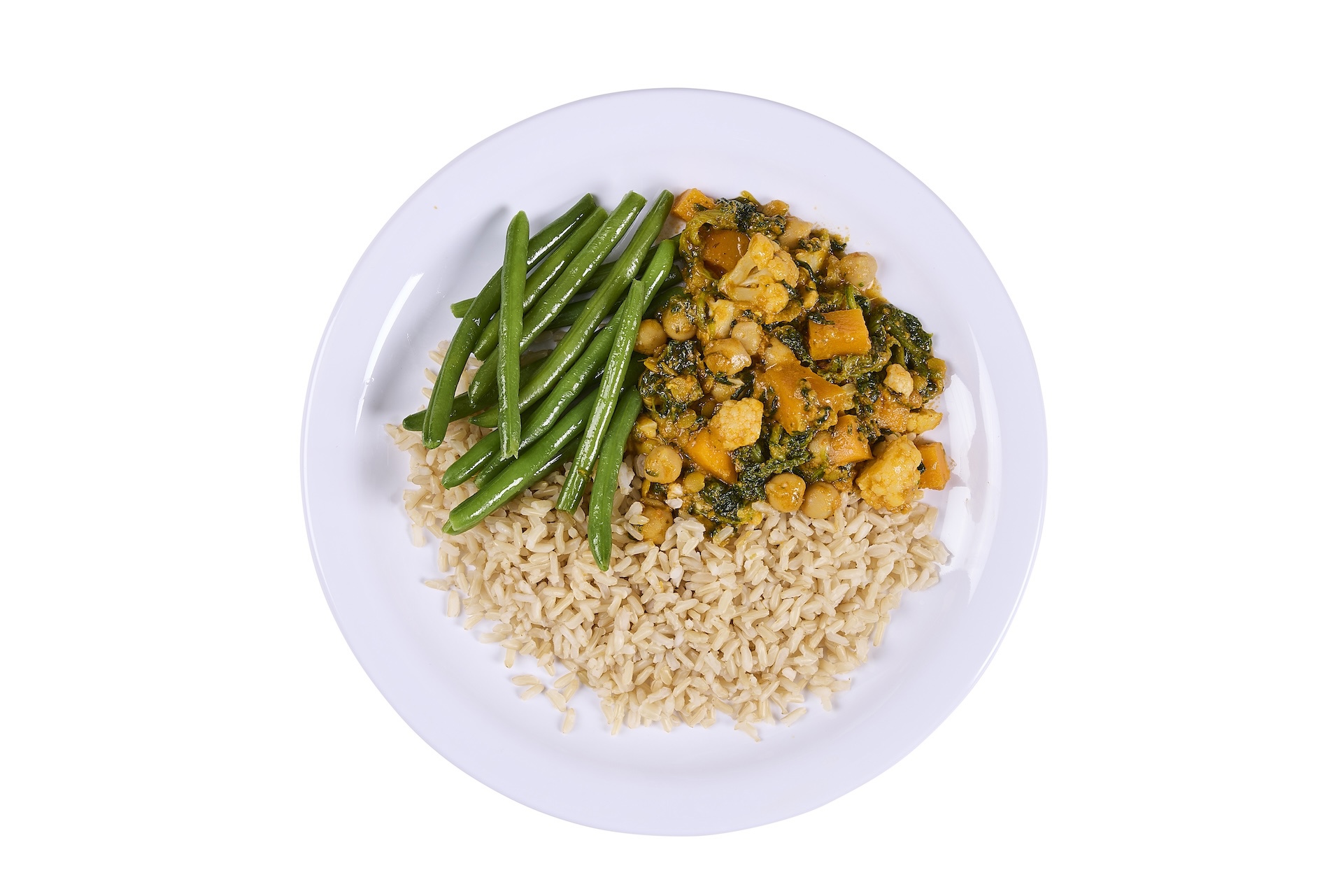 Chickpea And Vegetable Tikka Masalawithbrownrice 93236570